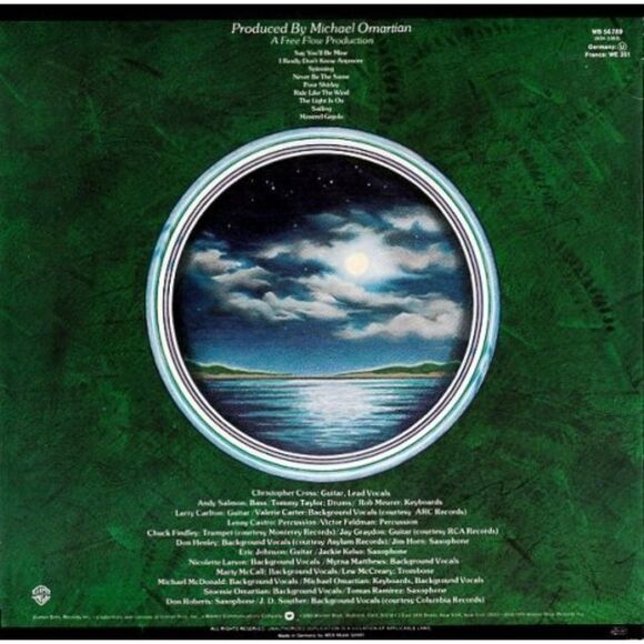 VTG Christopher Cross Album Vinyl LP 1973 Warner Bros.BSK 3383 LP - Picture 2 of 2